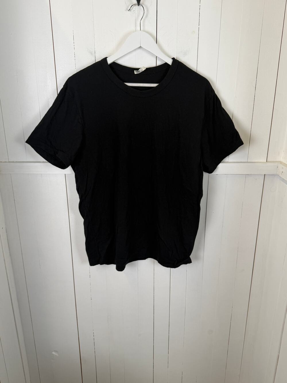 Buck Mason Black Cotton T-Shirt Men's Size L Excellent